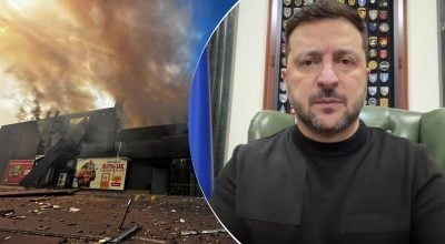Зеленський про атаку на АТБ у Чернігові Зеленський про атаку на АТБ у Чернігові