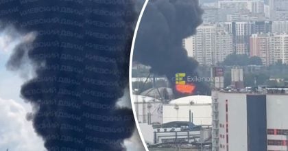В Москві оголосили небезпеку: небо затягнув густий дим, потужно горить НПЗ