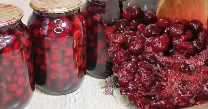 Вишня у власному соку без стерилізації — секрет ідеальної випічки взимку