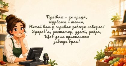 День працівника торгівлі  2026 в Україні: привітання, картинки і  листівки