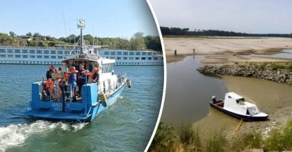 Води Дунаю відступили: на дні річки несподівано знайшли стародавнього гіганта