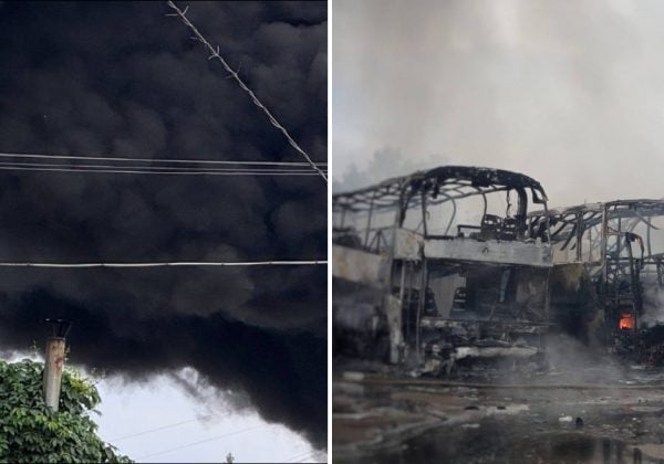 РФ ударила по Одессе, над городом - черный дым: горят автобусы, есть раненые