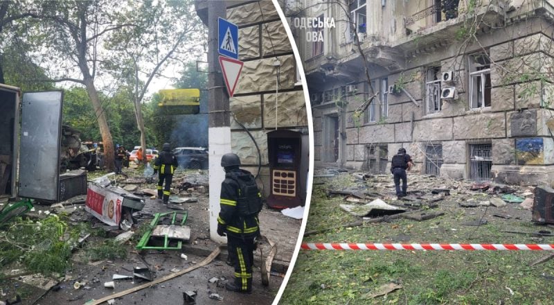 Росія вгатила по центру Одеси ракетами й БПЛА: є поранені