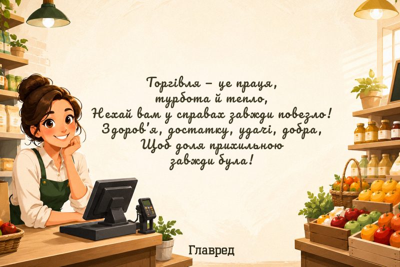 День працівника торгівлі  2026 в Україні: привітання, картинки і  листівки