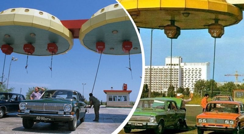 Зачем в СССР делали заправки с подачей бензина сверху: настоящая причина удивит