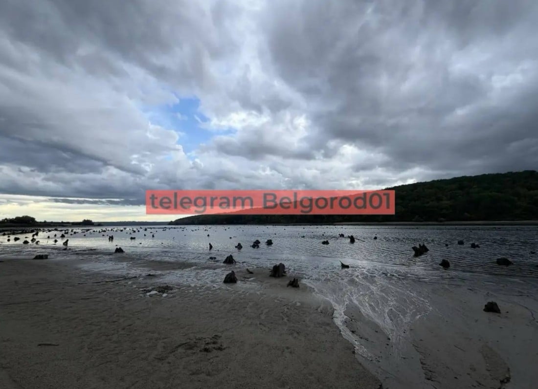 'Напевно, карма': після ударів ЗСУ обміліло Білгородське водосховище