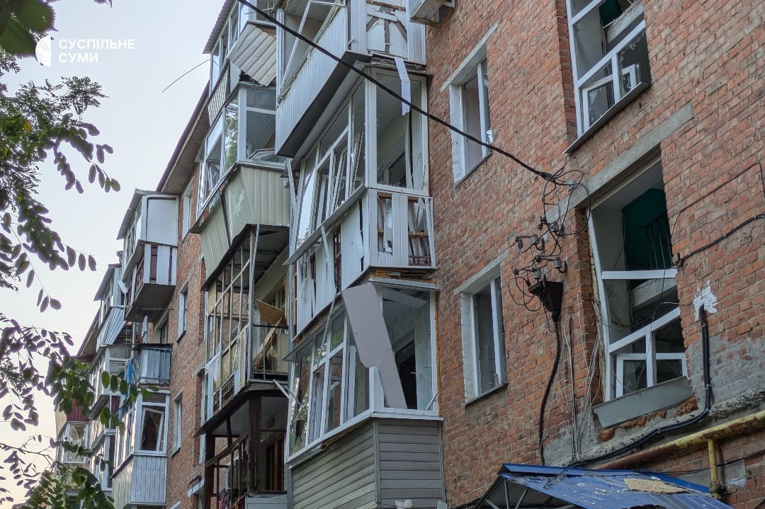 Наслідки нічної атаки КАБами по Сумах