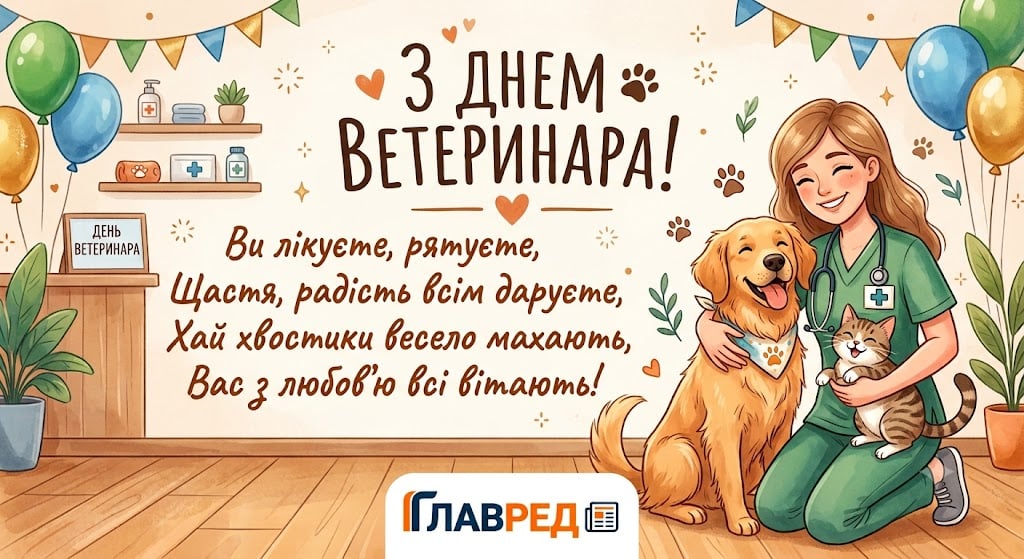 З Днем ветеринара листівки З Днем ветеринара листівки
