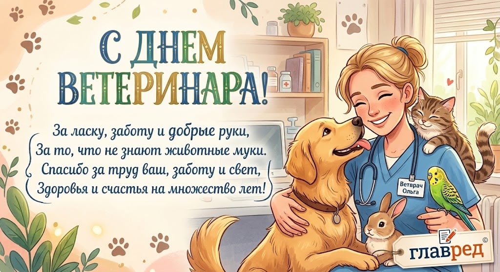 Поздравление с Днём ветеринара