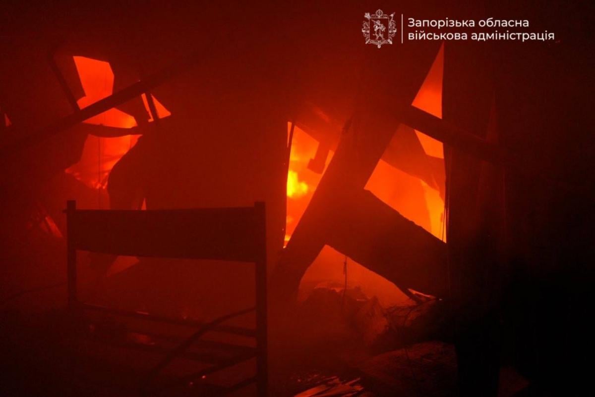 Последствия атаки РФ на Запорожье 12 августа 2026
