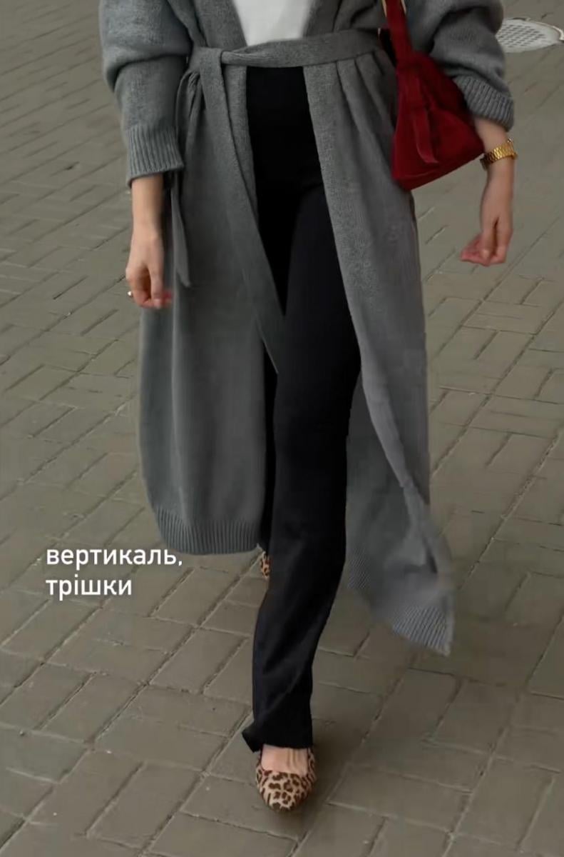 Леггинсы с длинным кардиганом