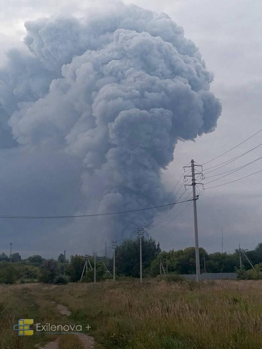OZON горить у Чапаєвську