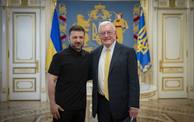 Володимир Зеленський та Кіт Келлог Володимир Зеленський та Кіт Келлог