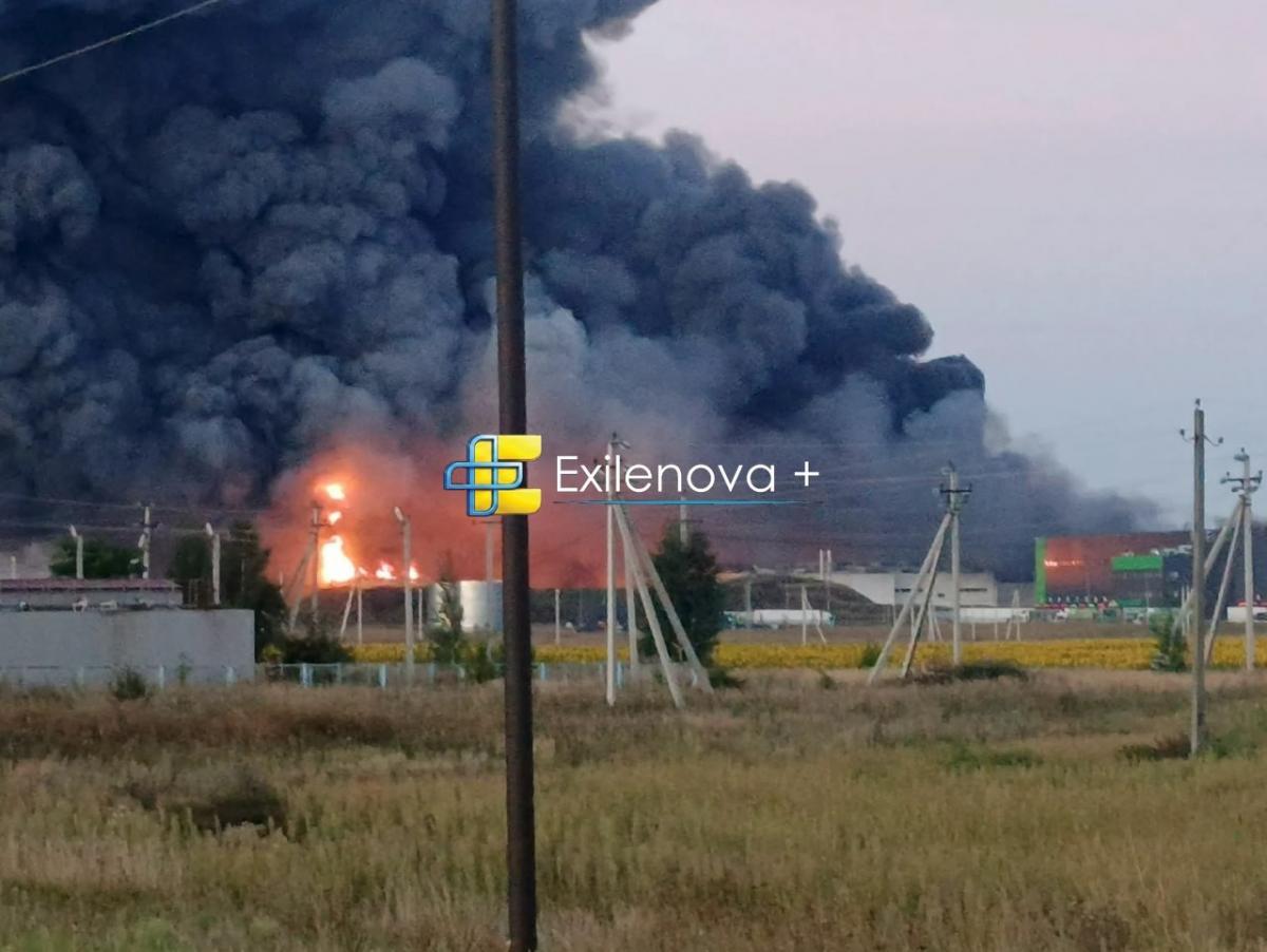 Пожежа на складі ВБ у Котовську 