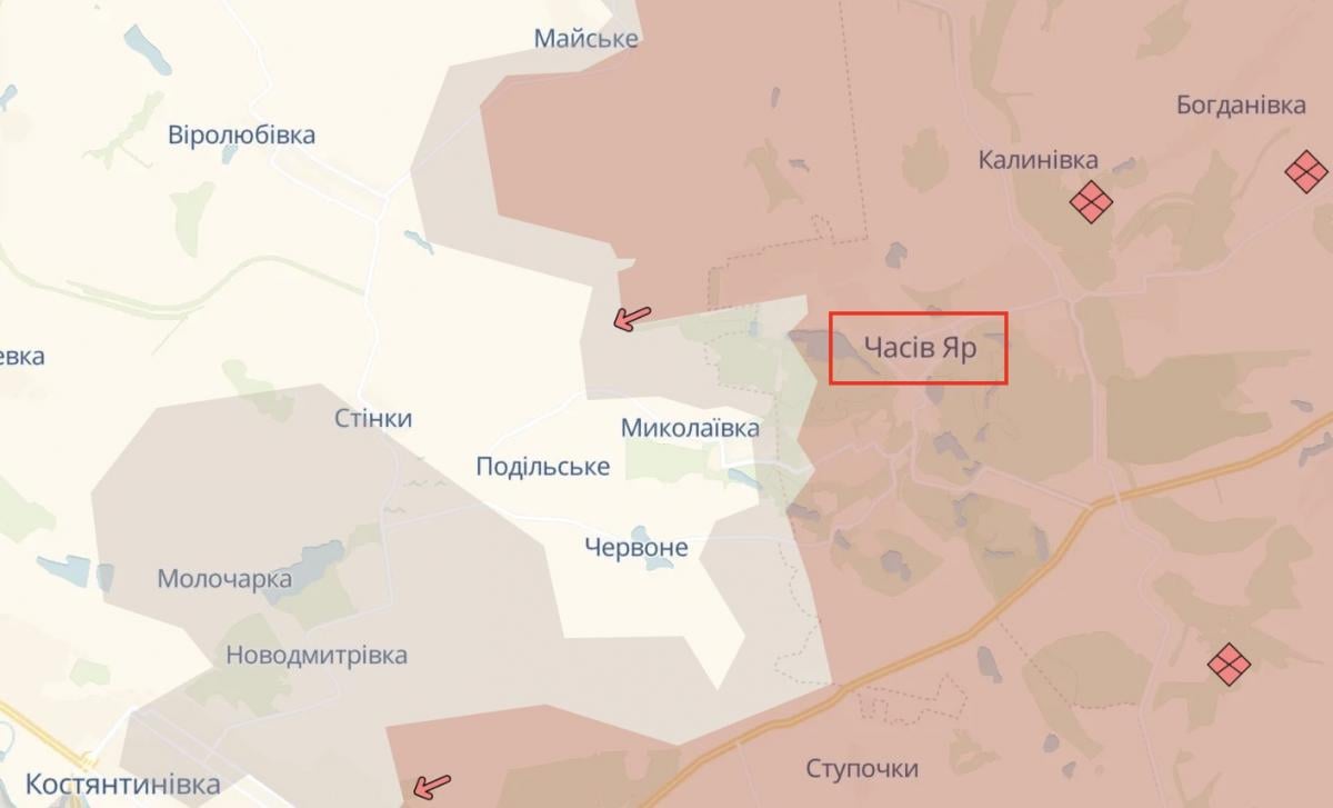 Росіяни просунулися в Часовому Яру