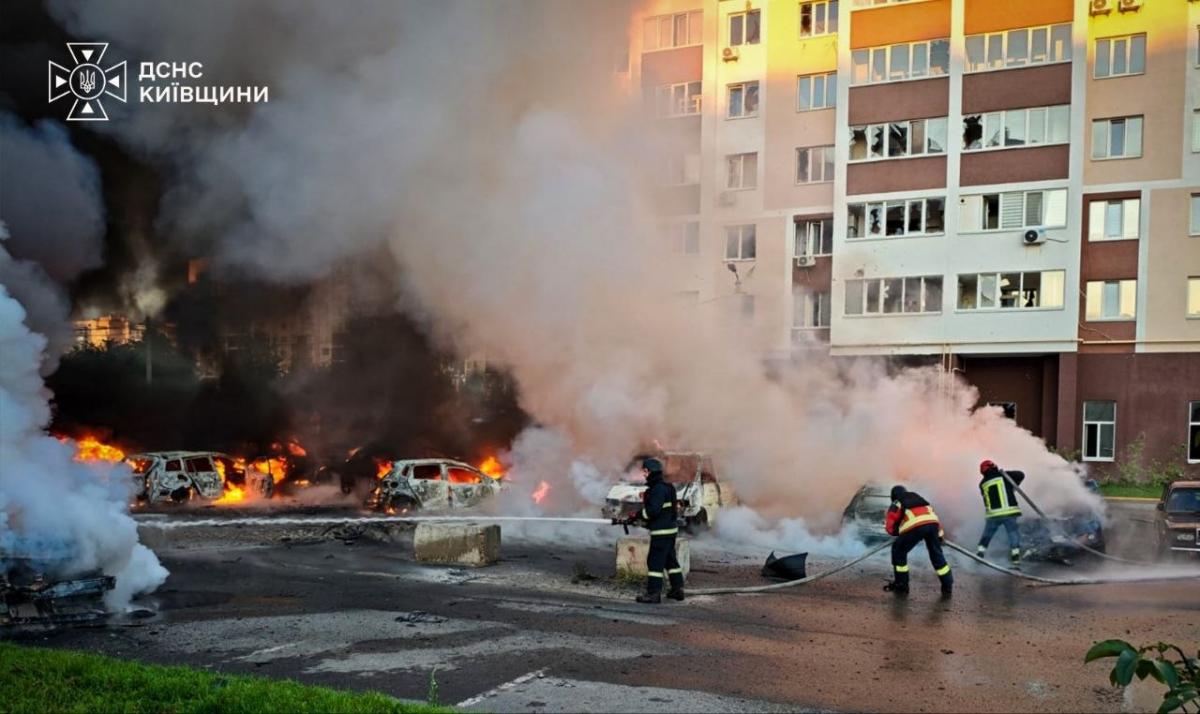 Наслідки удару по Київській області 28 серпня Наслідки удару по Київській області 28 серпня