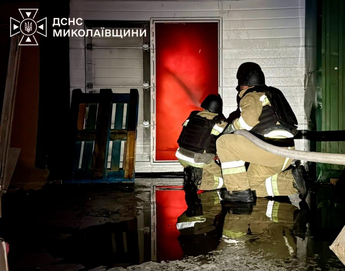 Последствия атаки на Николаевскую область Последствия атаки на Николаевскую область