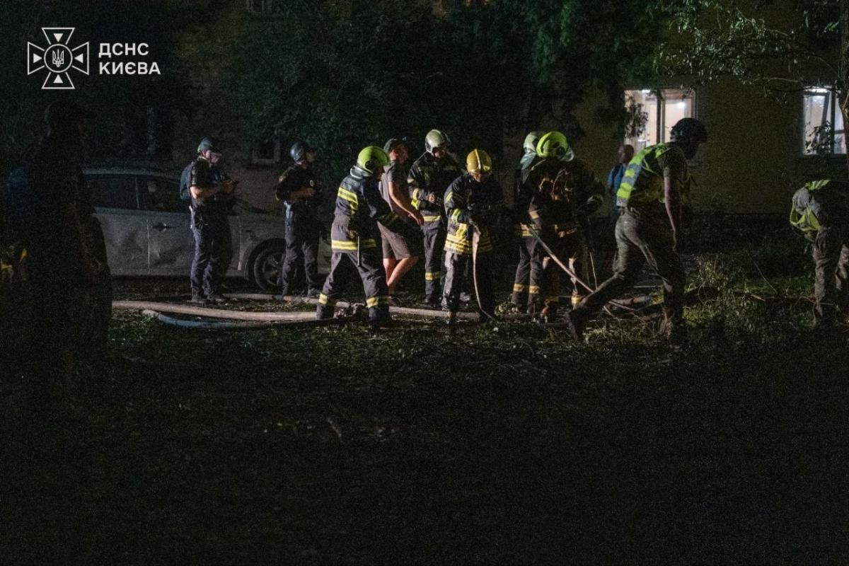 Последствия атаки на Киев 30 августа Последствия атаки на Киев 30 августа