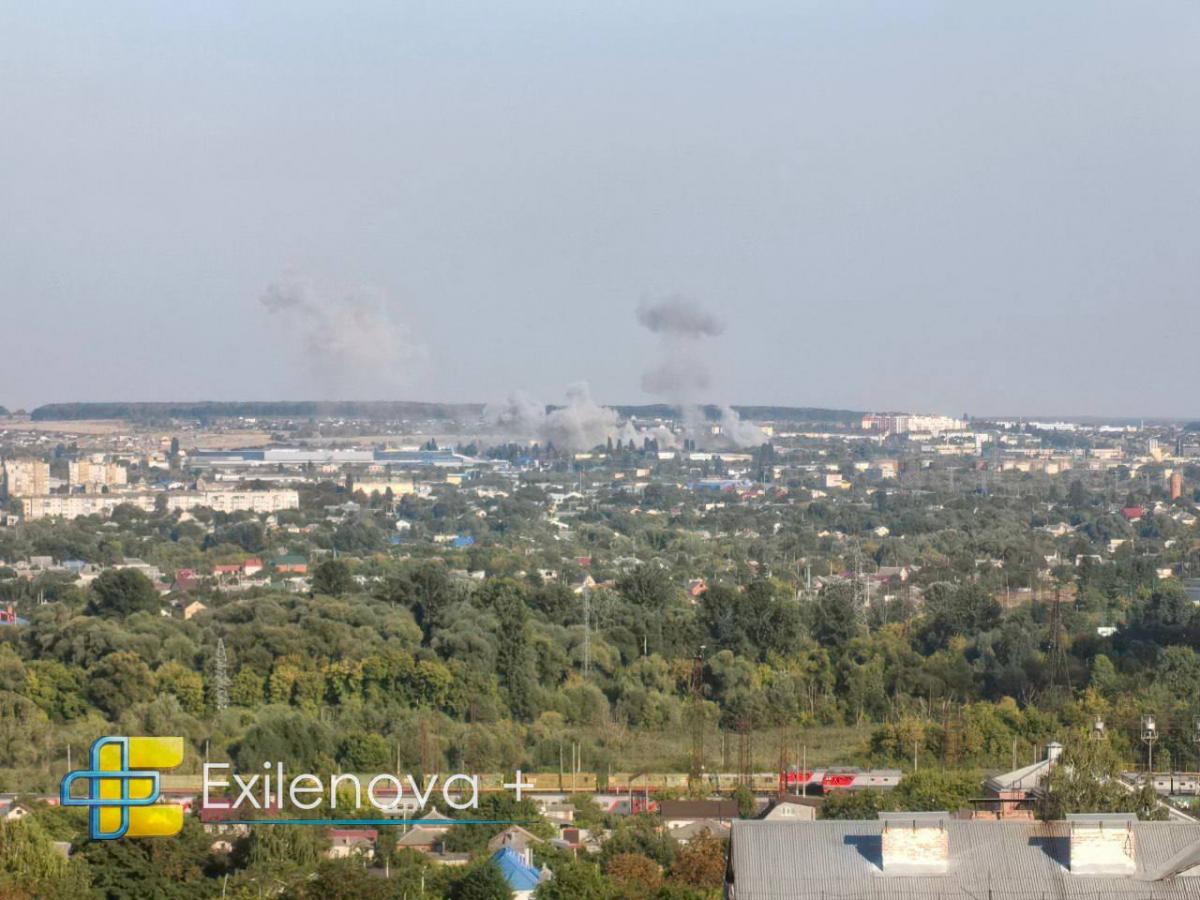 Наслідки ракетного удару по російському Бєлгороду
