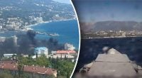 Украина устроила оккупантам "морской парад" в Ялте: ГУР опубликовало видео