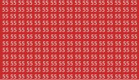 Тест на IQ: нужно найти букву S среди цифр 55 за 15 секунд