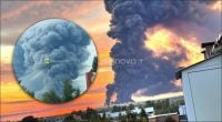 Огонь и столб дыма под Самарой: дроны ударили по логистическому складу OZON