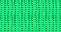 Тест на IQ: нужно найти число 79 среди 76 за 12 секунд