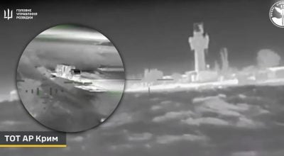 Морські дрони Magura з FPV, вгатили по 2-х радіолокаційних об’єктах у Криму