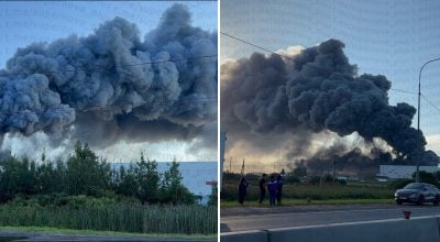 Дрони завдали удару по Санкт-Петербургу та Підмосков’ю: горять склади Wildberries