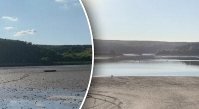 Після обстрілів ЗСУ Білгородське водосховище обміліло