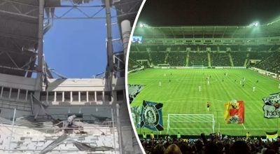 Росія обстріляла легендарний стадіон, на якому проводяться матчі УПЛ - що відомо Росія обстріляла легендарний стадіон, на якому проводяться матчі УПЛ - що відомо