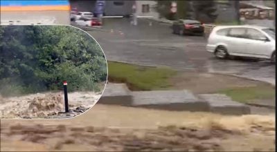 Буковель затопило после мощного ливня Буковель затопило после мощного ливня