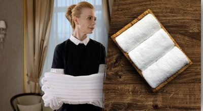 Білі рушники в готелях