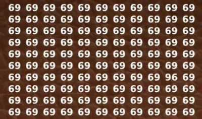 Тест на IQ: нужно найти число 96 среди 69 за пять секунд