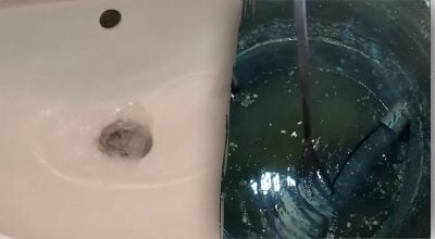 Сода и уксус в раковине Сода и уксус в раковине