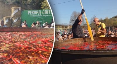 В Тернопольской области приготовили более трех тонн бограча В Тернопольской области приготовили более трех тонн бограча