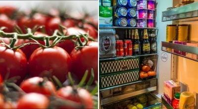 Помидоры в холодильнике