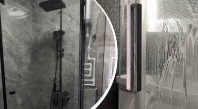 Старий наліт на душовій кабіні розчиниться за хвилини: знадобиться засіб із кухні Старий наліт на душовій кабіні розчиниться за хвилини: знадобиться засіб із кухні