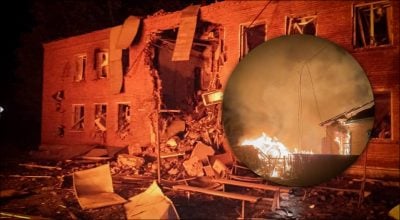 Масовий наліт БПЛА на Суми та Конотоп: є руйнування та поранені