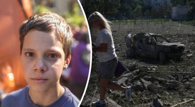 12-летний мальчик спас собаку и помогал раненым родственникам в Киеве 12-летний мальчик спас собаку и помогал раненым родственникам в Киеве