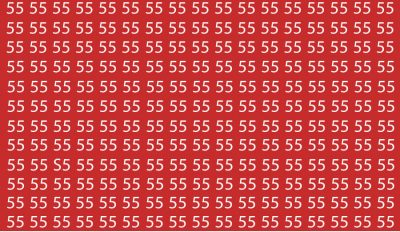 Тест на IQ: потрібно знайти літеру S серед чисел 55 за 15 секунд