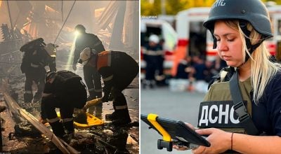 Последствия атаки на ТЦ в Кривом Роге 