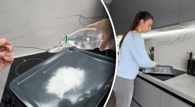 Липкий жир зникне на очах: як домашнім засобом відмити деко