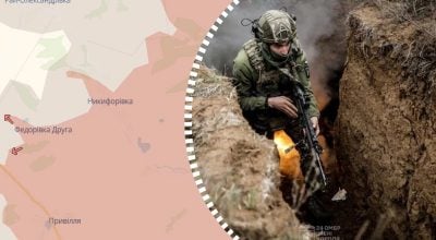 Ворог просунувся поблизу Никифорівки Ворог просунувся поблизу Никифорівки