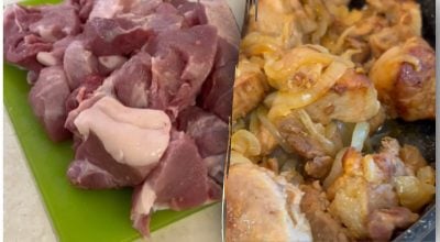 Как правильно жарить мясо с луком