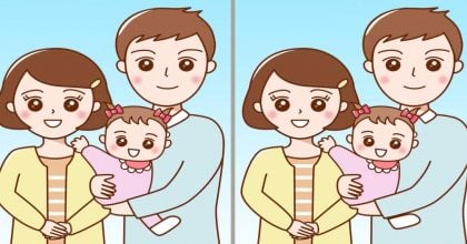 Супертест на IQ: потрібно знайти 3 відмінності на картинці сімейного портрета за 15 с