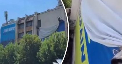 У Косово образилися на слова Зеленського і зняли український прапор