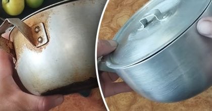 Як відмити стару алюмінієву каструлю від нагару: простий трюк з яблуками