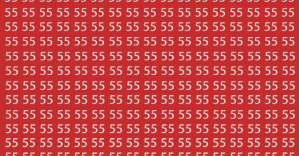 Тест на IQ: потрібно знайти літеру S серед чисел 55 за 15 секунд