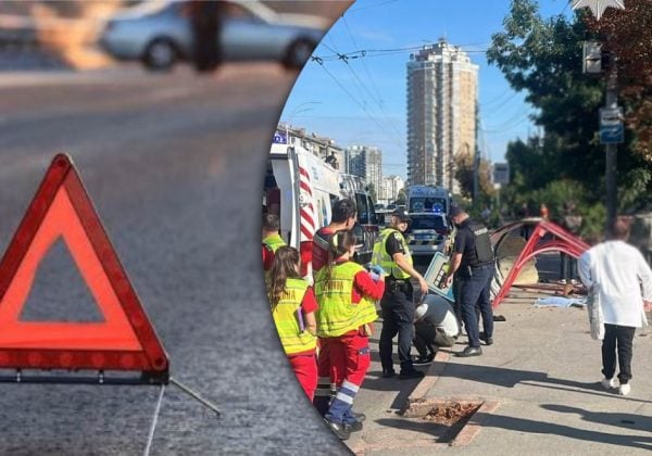 На повній швидкості влетів у зупинку з людьми: зʼявились нові деталі ДТП в Києві